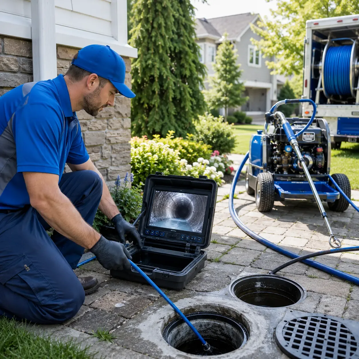 Outdoor drain cleaning professionals serving Locke, NY